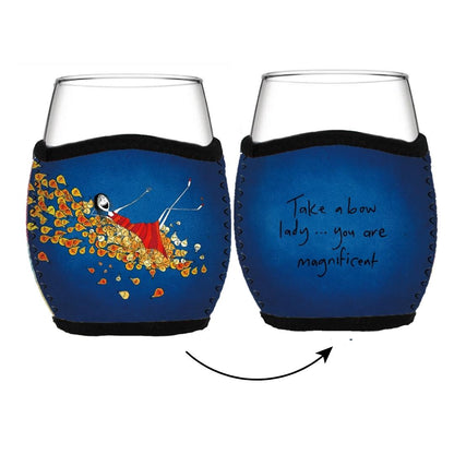 'Take a bow lady, you are magnificent' - Stemless Glass Cooler