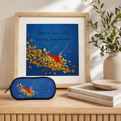 'Take a bow lady, you are magnificent' - Sunglasses Case