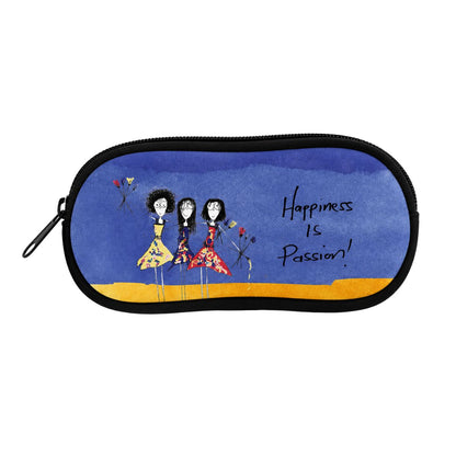 'Happiness is passion' - Sunglasses Case