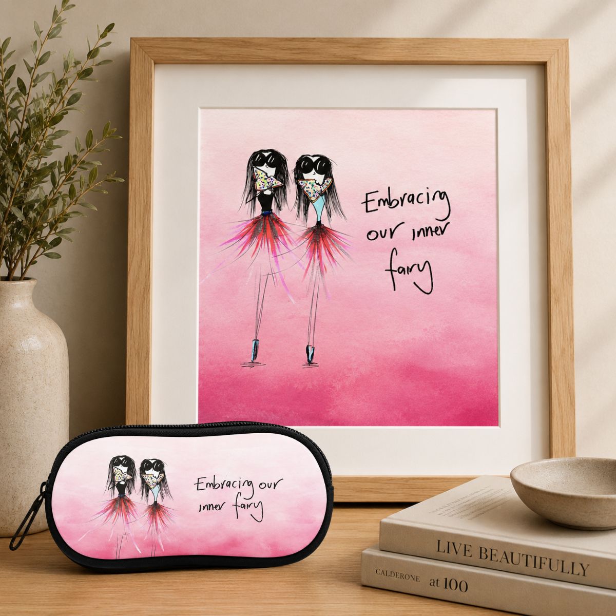 'Embracing our inner fairy' - Sunglasses Case
