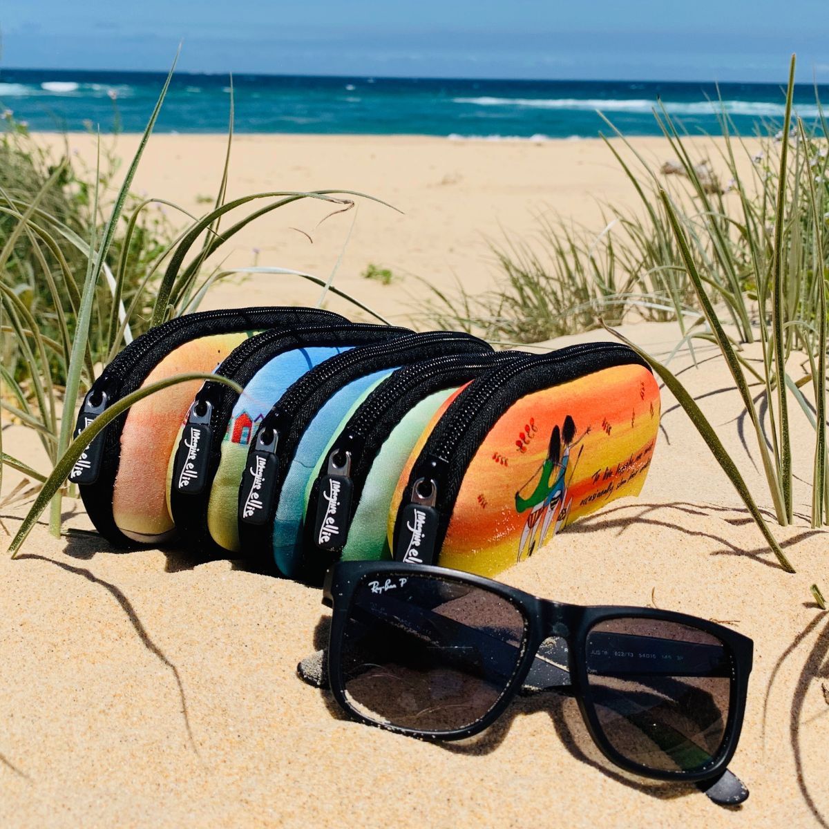 'Happiness is passion' - Sunglasses Case