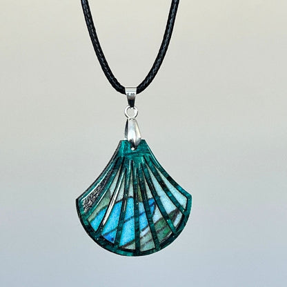 Turquoise 'Tilly' Pendant (FREE Brooch)