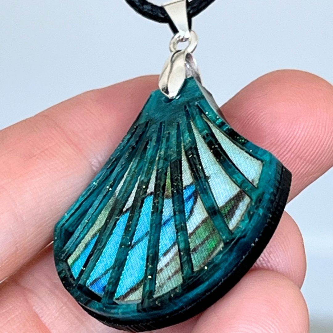Turquoise 'Tilly' Pendant (FREE Brooch)