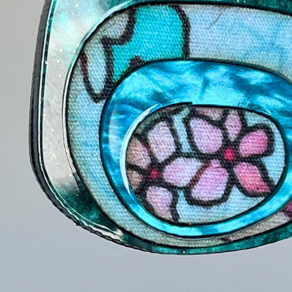 Turquoise 'Nova' Pendant (FREE Brooch)