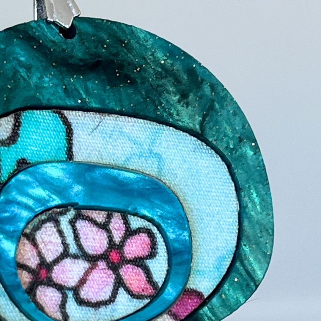 Turquoise 'Nova' Pendant (FREE Brooch)