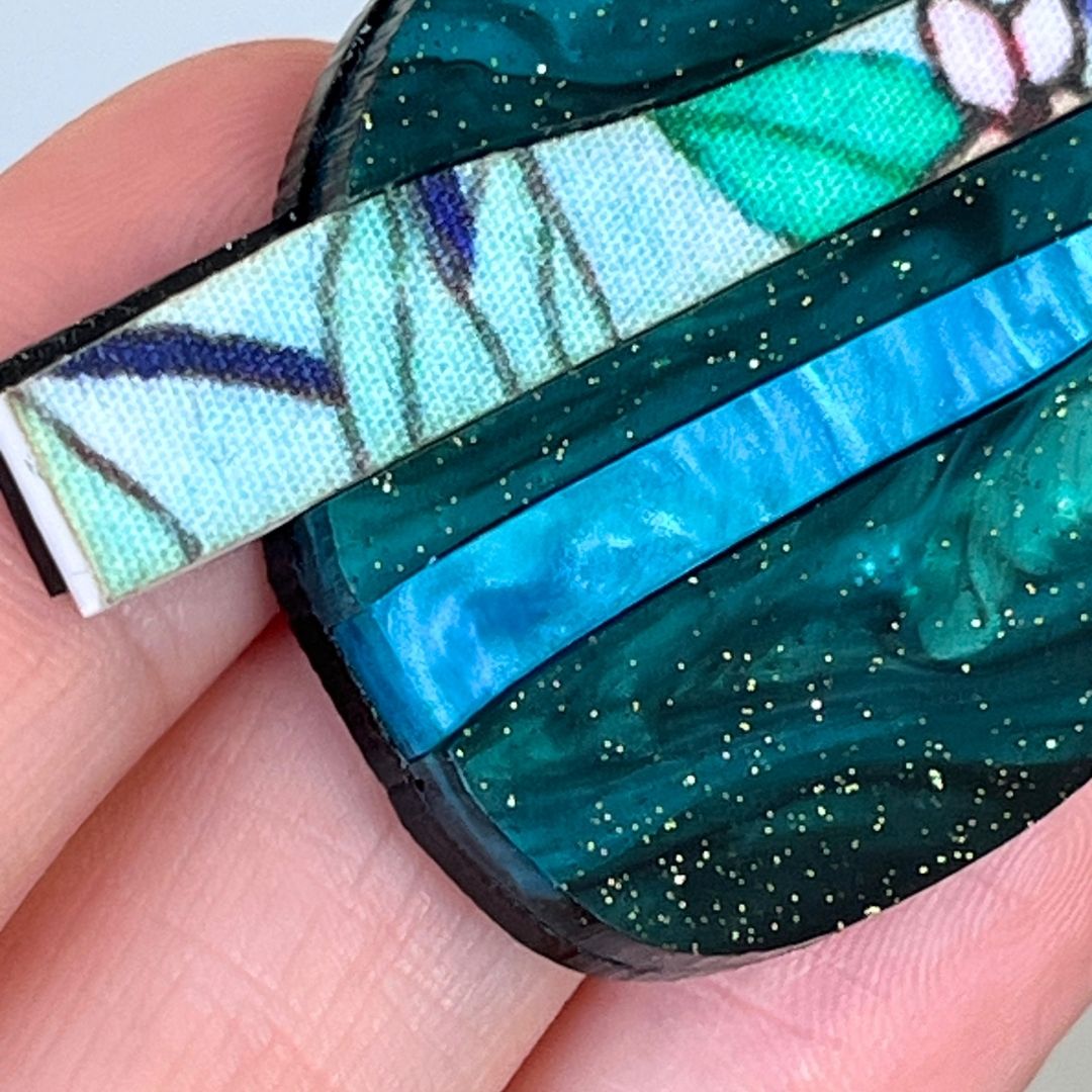 Turquoise 'Ellie' Pendant (FREE Brooch)