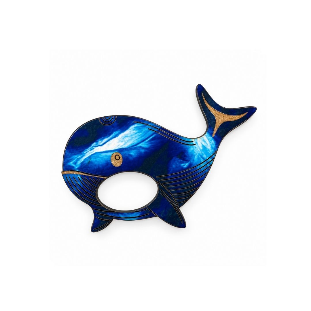 Whale Glasses Brooch • Multiple Colours