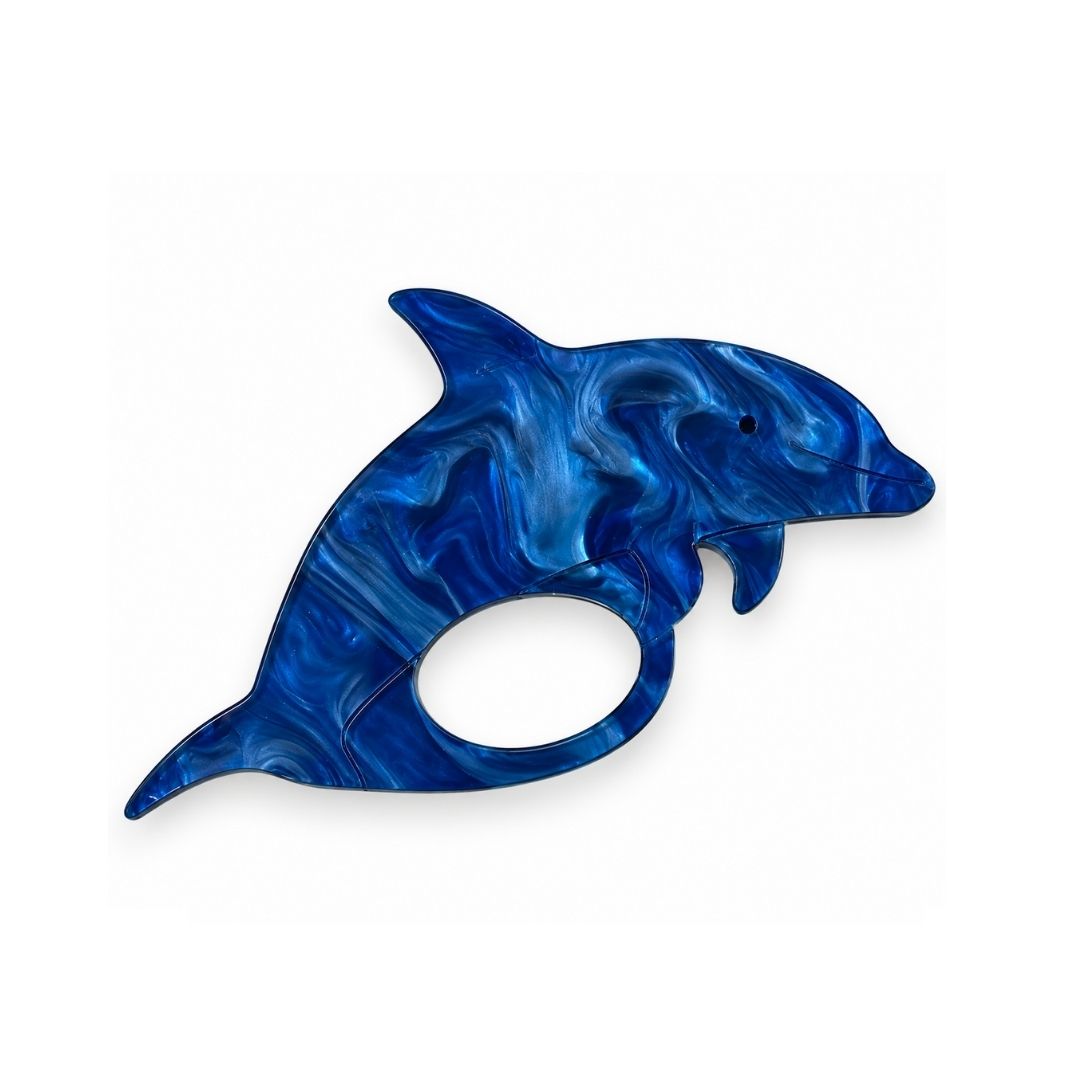 Dolphin Glasses Brooch • Multiple Colours