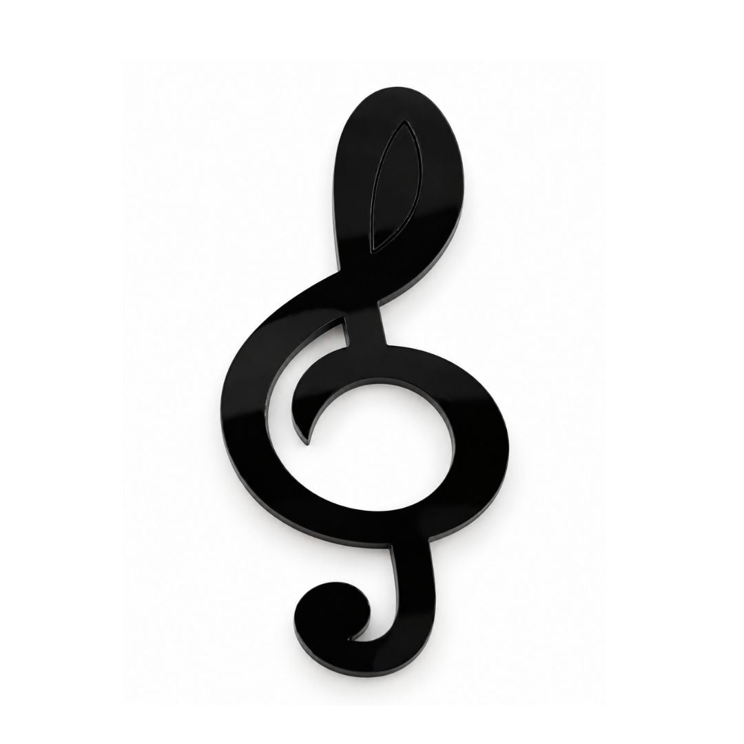 Treble Clef Glasses Brooch • Multiple Colours