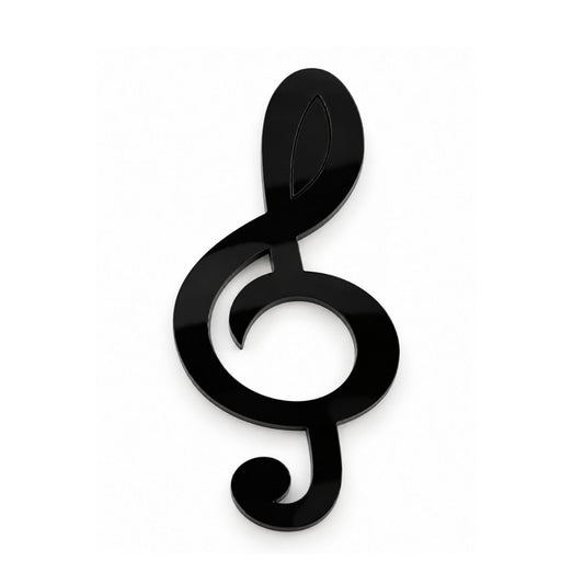 Treble Clef Glasses Brooch • Multiple Colours