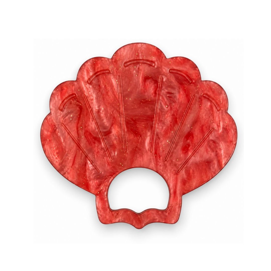Scallop Shell Glasses Brooch • Multiple Colours