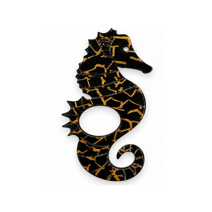 Seahorse Glasses Brooch • Multiple Colours