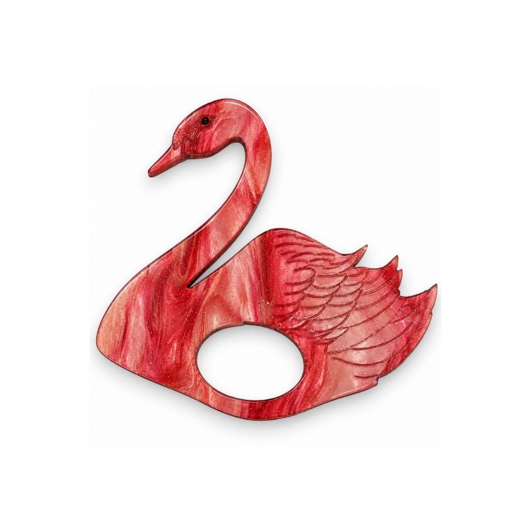 Swan Glasses Brooch • Multiple Colours