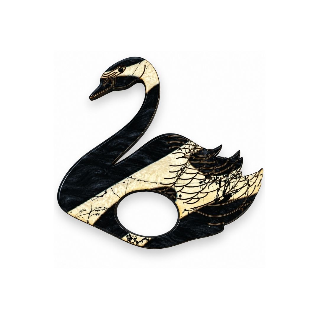 Swan Glasses Brooch • Multiple Colours