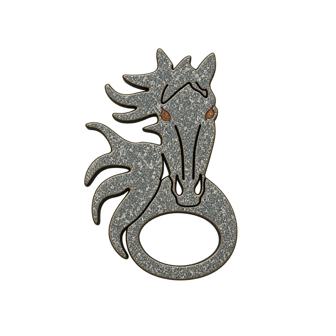 Horse Glasses Brooch • Multiple Colours