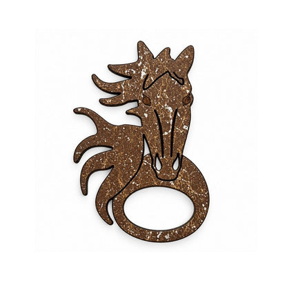 Horse Glasses Brooch • Multiple Colours