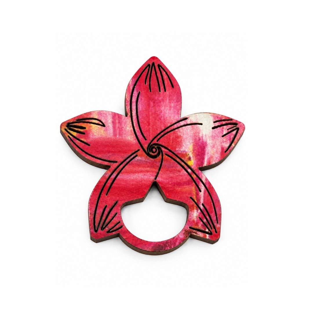 Frangipani Glasses Brooch • Multiple Colours