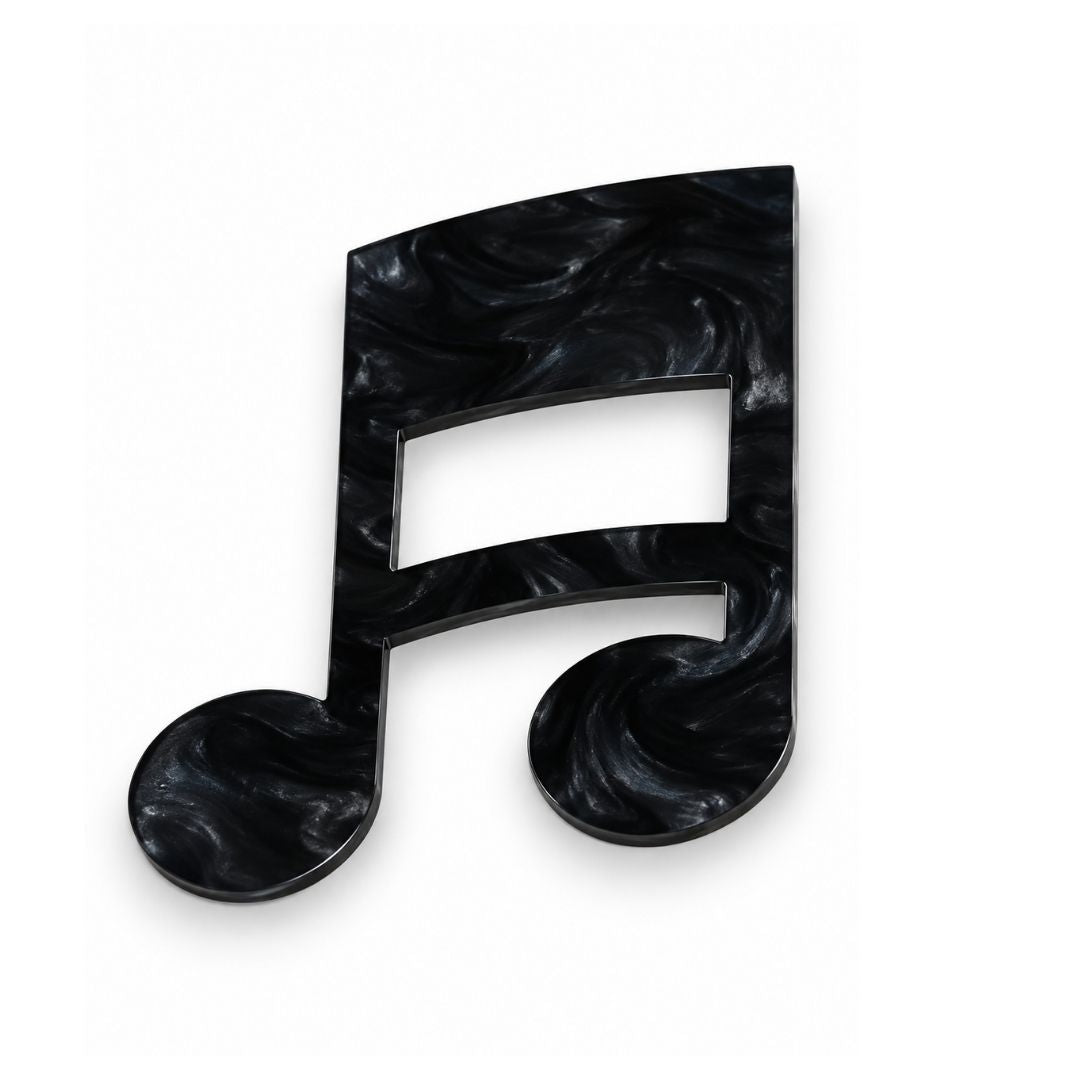 Musical Notes Glasses Brooch • Multiple Colours